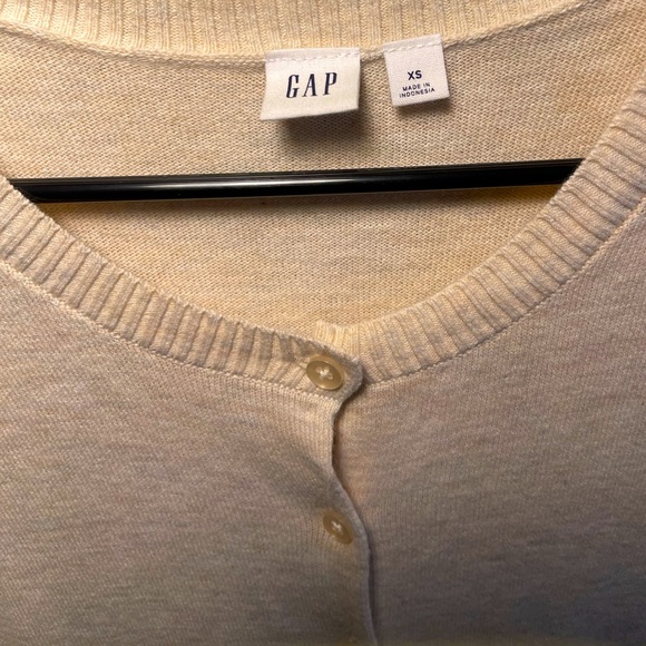 Oatmeal Heather Crewneck Cardigan - Picture 5 of 5